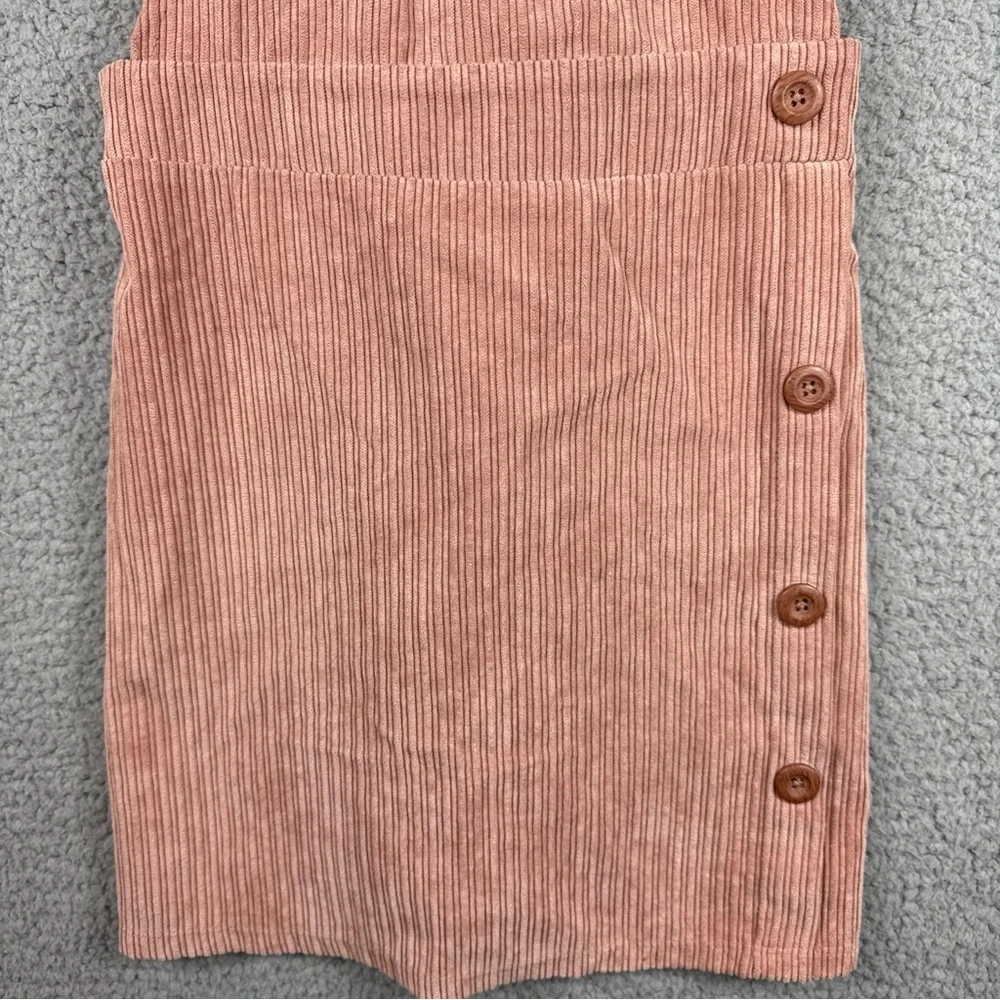 Art‎ Class Corduroy Jumper Mini Dress in Blush